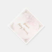 Twinkle Star Roos Gold Baby shower Servet (Hoek)