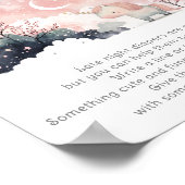 Twinkle Star Unicorn Shower Late Night Diapers Poster (Hoek)