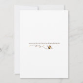 Twinkle stars Baby Shower Invitation Kaart (Achterkant)