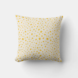 Twinkle Stars golden yellow and cream Kussen