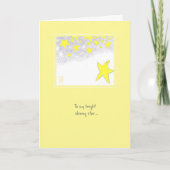 Twinkle Stars Inspirerend groet Kaart (Voorkant)