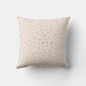 Twinkle Stars terracotta pink and cream Kussen (Achterkant)