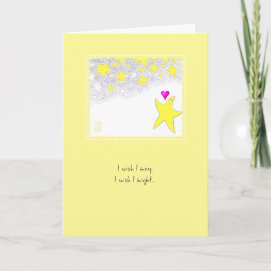 Twinkle Stars Valentijns Groet Kaart (Voorkant)