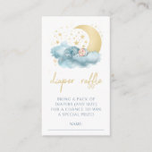 Twinkle ster baby jongen douche luier verloting ka informatiekaartje (Voorkant)