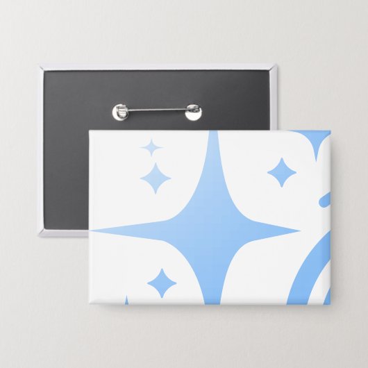 Twinkle-sterren, baken van het grenzeloze digitale button (Voorkant / Achterkant)