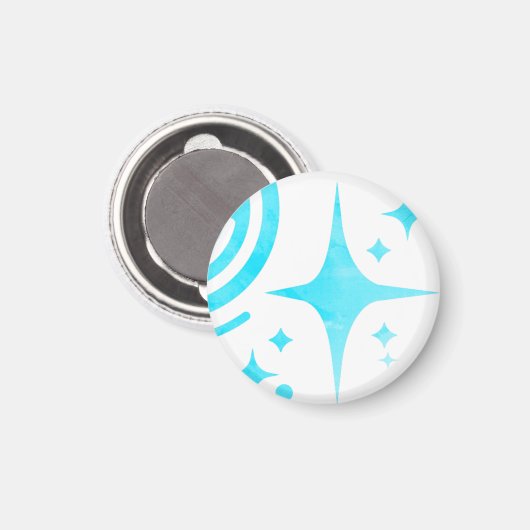 Twinkle-sterren, baken van het grenzeloze digitale magneet (Voorkant / Achterkant)