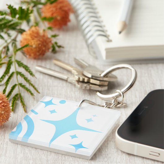 Twinkle-sterren, baken van het grenzeloze digitale sleutelhanger (Voorkant Rechts)