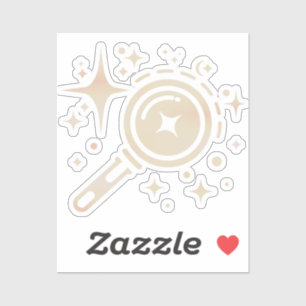 Twinkle-sterren, baken van het grenzeloze digitale sticker
