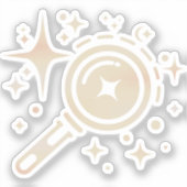 Twinkle-sterren, baken van het grenzeloze digitale sticker (Voorkant)