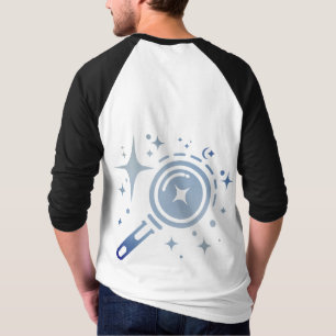 Twinkle-sterren, baken van het grenzeloze digitale t-shirt