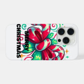 Twinkle Tied: Candy Cane Cheer iPhone Hoesje (Achterkant horizontaal)