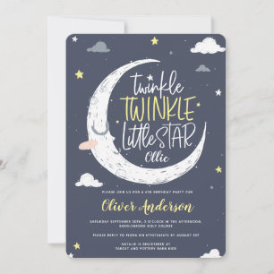 Twinkle, tinkle kleine ster-verjaardagsfeest