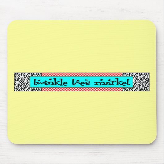 Twinkle Toes Market Logo Muismat (Voorkant)