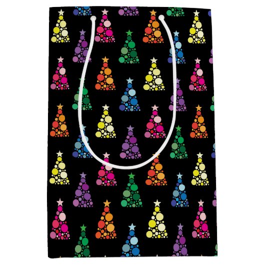 Twinkle Trees Medium Cadeauzakje (Voorkant)