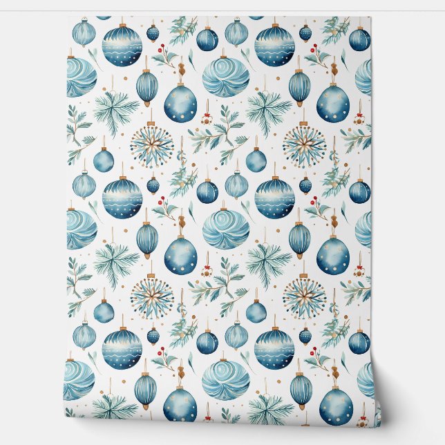 Twinkle Treetop Treasures Kerstmis Behang (Afrollen)