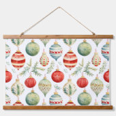 Twinkle Treetop Treasures Kerstmis Hangend Wandkleed (Voorkant)