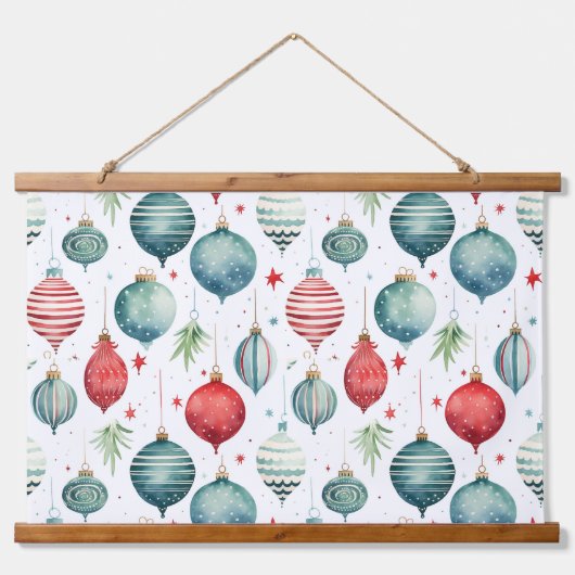 Twinkle Treetop Treasures Kerstmis Hangend Wandkleed (Voorkant)