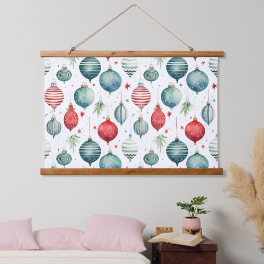 Twinkle Treetop Treasures Kerstmis Hangend Wandkleed (Slaapkamer)