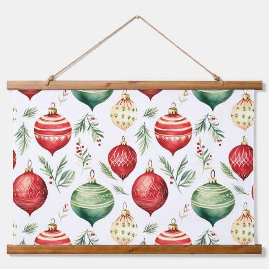 Twinkle Treetop Treasures Kerstmis Hangend Wandkleed (Voorkant)
