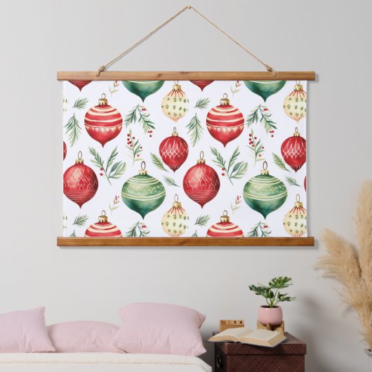 Twinkle Treetop Treasures Kerstmis Hangend Wandkleed (Slaapkamer)