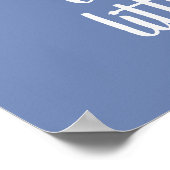 Twinkle twijkt kleine ster schattige kinderkamer v poster (Hoek)