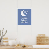 Twinkle twijkt kleine ster schattige kinderkamer v poster (Keuken)