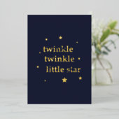 Twinkle Twind Folie Feestdagenkaart (Staand Voorkant)