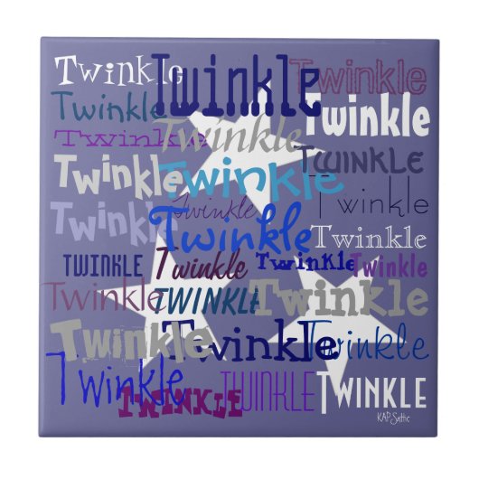 Twinkle Twind Tegeltje (Voorkant)