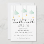Twinkle Twinkle All in One Baby shower Sprinkle Kaart (Voorkant)