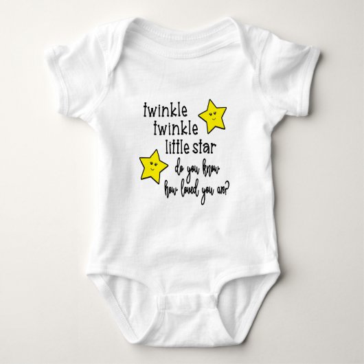 Twinkle Twinkle Baby Bodypakje Romper (Voorkant)