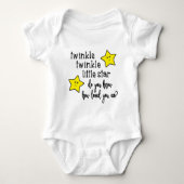 Twinkle Twinkle Baby Bodysuit (Voorkant)