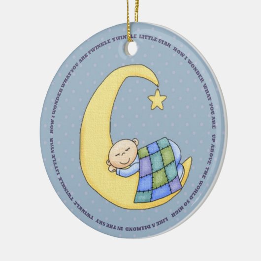 Twinkle Twinkle Baby Boy Ornament (Links)