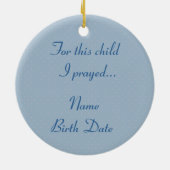 Twinkle Twinkle Baby Boy Ornament (Achterkant)