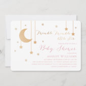 Twinkle Twinkle Baby shower Invitation Kaart (Voorkant)