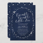 Twinkle-twinkle Baby shower met kleine ster Kaart (Voorkant / Achterkant)