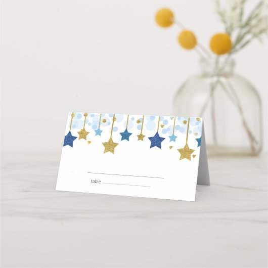 Twinkle twinkle Baby shower Plaats kaart Plaatskaartje (Voorkant)