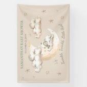 Twinkle Twinkle Baby shower Spandoek (Verticaal)