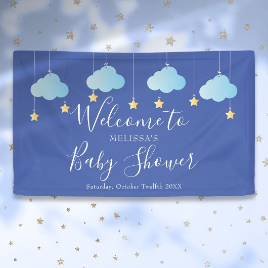 Twinkle Twinkle Baby Shower Spetter Welkom Spandoek