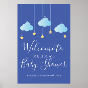 Twinkle Twinkle Baby Shower / Spettertjes Welkom Poster