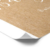 Twinkle Twinkle Baby Shower / Spikkel Welkom Poster (Hoek)