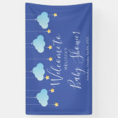 Twinkle Twinkle Baby shower / Sprinkle Welcome Spandoek (Verticaal)