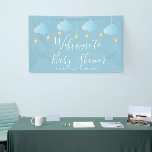 Twinkle Twinkle Baby shower / Sprinkle Welcome Spandoek (Beurs)