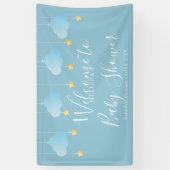 Twinkle Twinkle Baby shower / Sprinkle Welcome Spandoek (Verticaal)