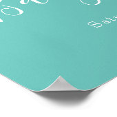Twinkle Twinkle Baby Shower / Sprinkle Welkom Poster (Hoek)