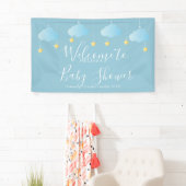 Twinkle Twinkle Baby Shower / Sprinkle Welkom Spandoek (Insitu)