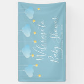 Twinkle Twinkle Baby Shower / Sprinkle Welkom Spandoek (Verticaal)