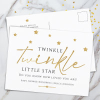 Twinkle Twinkle Baby shower