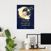 Twinkle twinkle baby shower van kleine ster welkom poster (Thuiskantoor)