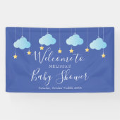 Twinkle Twinkle Baby Shower / Welkom Spetterfeest Spandoek (Horizontaal)