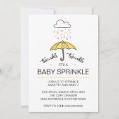 Twinkle twinkle baby sprinkhaan genderneutraal kaart (Voorkant)